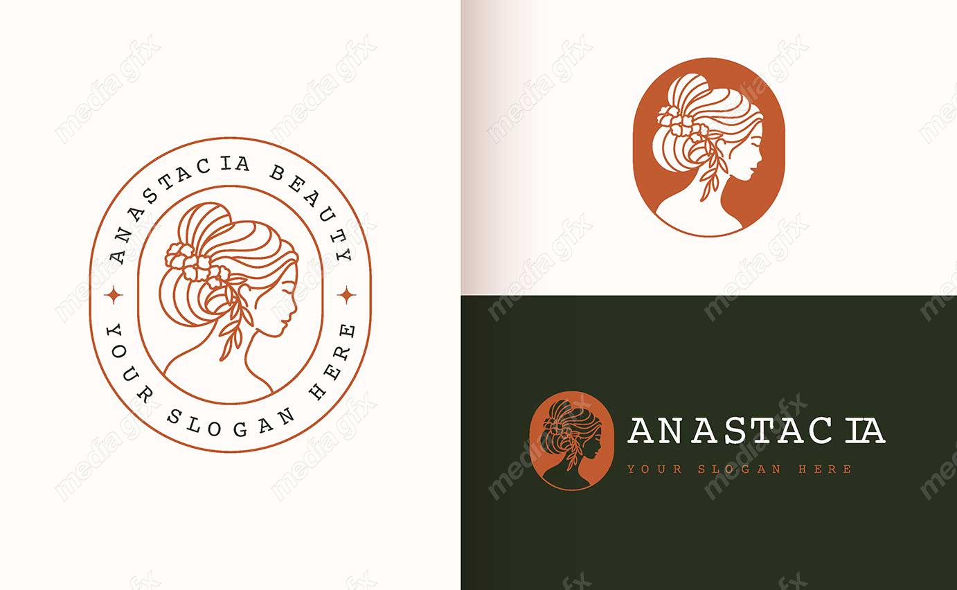 وکتور لوگوی سالن زیبایی و سالن عروس MV002168