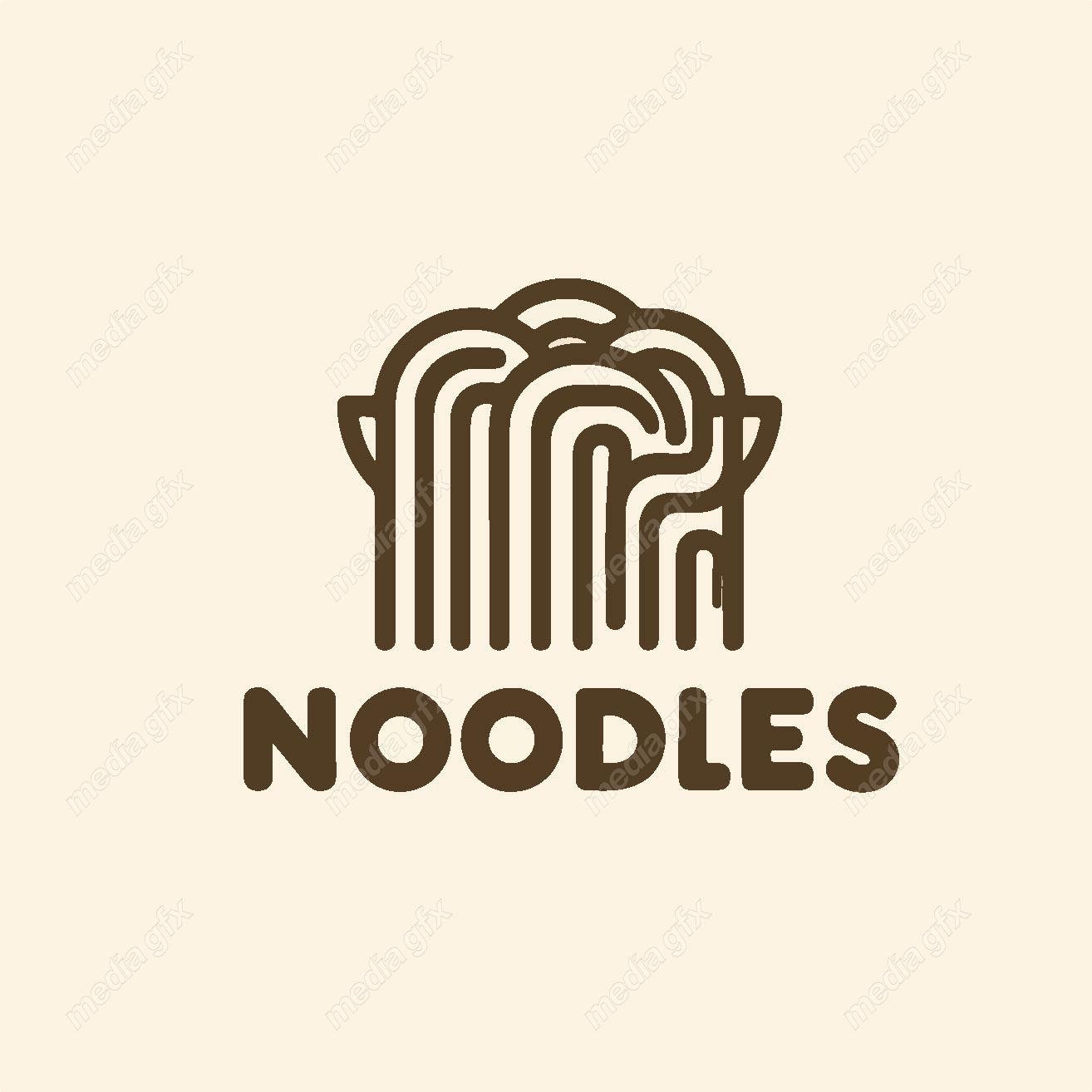 وکتور لوگو نودل و کافه رستوران MV002173