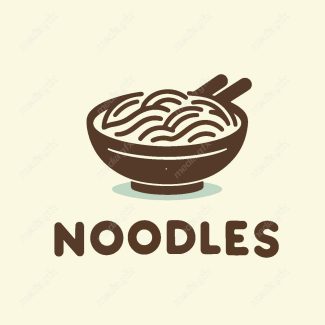 وکتور لوگو نودل و کافه رستوران MV002175