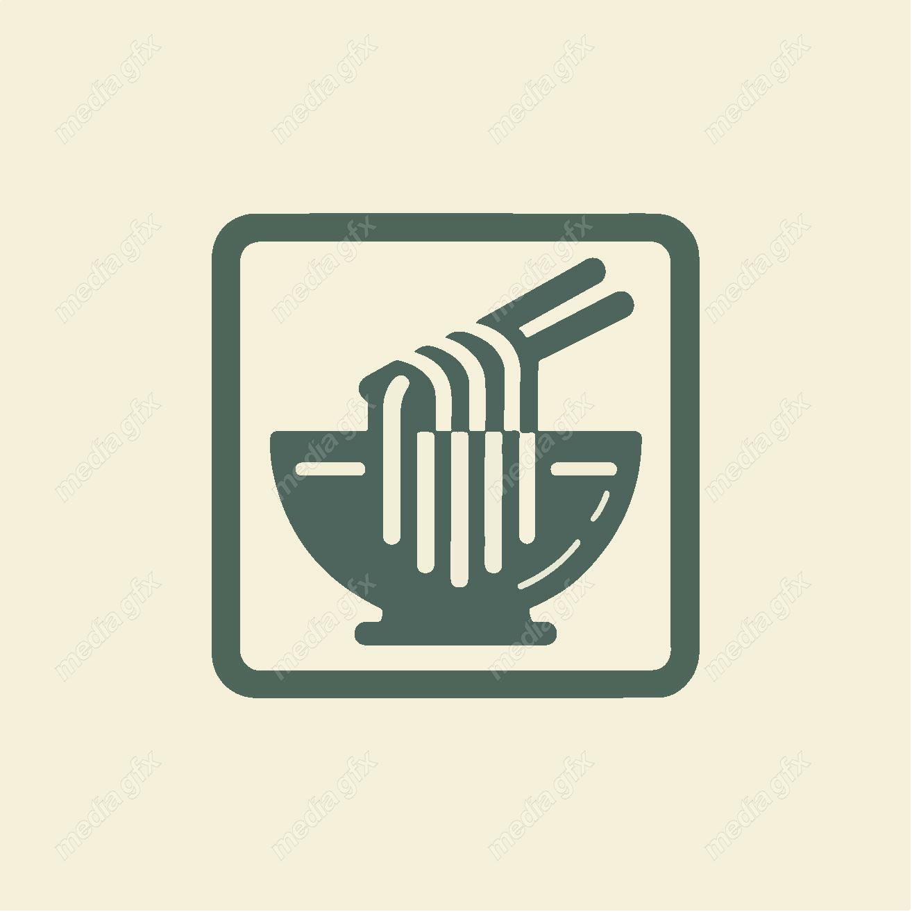 وکتور لوگو نودل و کافه رستوران MV002180