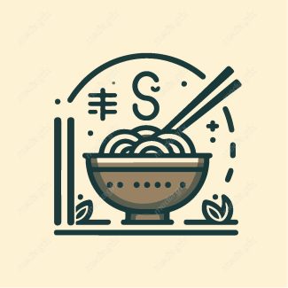 وکتور لوگو نودل و کافه رستوران MV002181