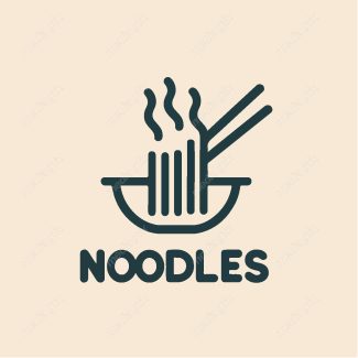 وکتور لوگو نودل و کافه رستوران MV002187
