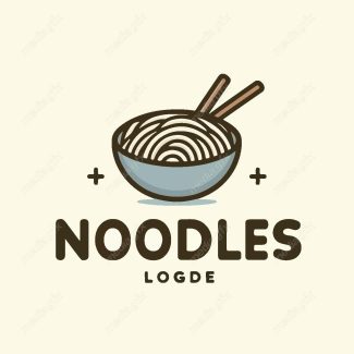 وکتور لوگو نودل و کافه رستوران MV002188