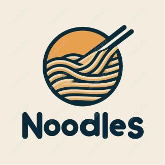 وکتور لوگو نودل و کافه رستوران MV002189