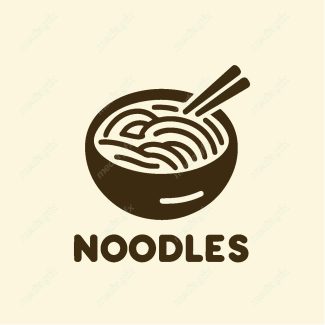 وکتور لوگو نودل و کافه رستوران MV002190