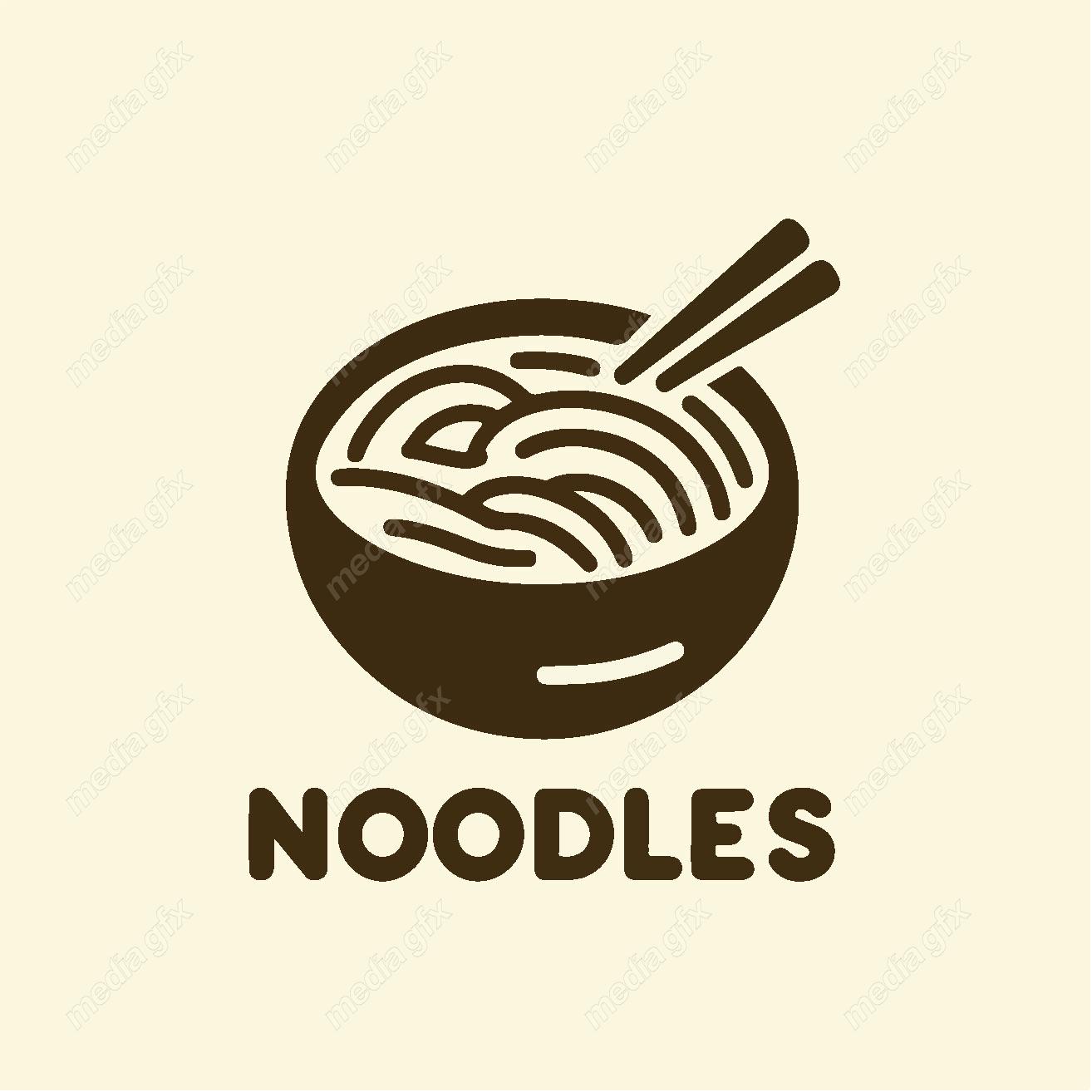 وکتور لوگو نودل و کافه رستوران MV002190