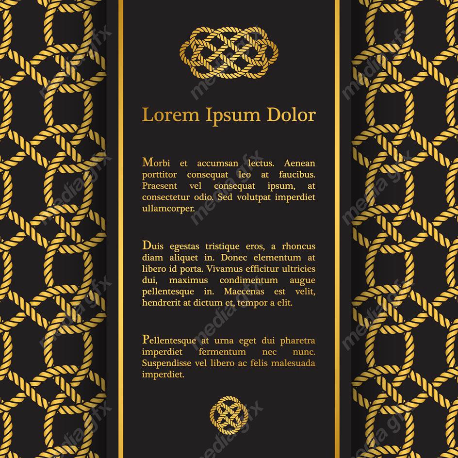 وکتور پس زمینه اسلیمی طلایی MV002256