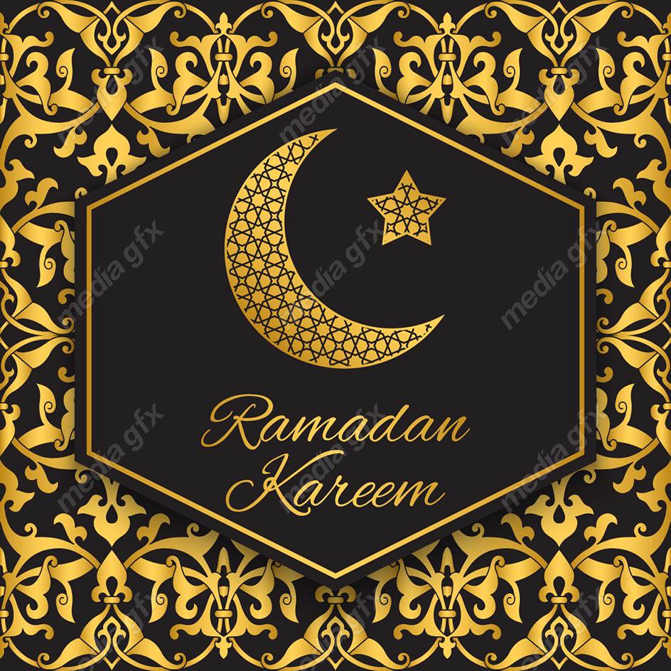 وکتور پس زمینه اسلیمی طلایی MV002263