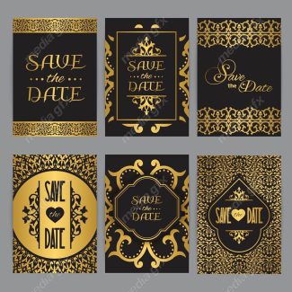 وکتور پس زمینه اسلیمی طلایی MV002265