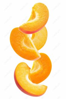 عکس با کیفیت زردآلو پس زمینه سفید MJ002272