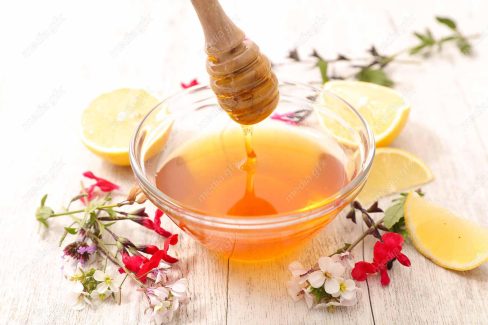 عکس با کیفیت عسل طبیعی در ظرف شیشه ای MJ002283