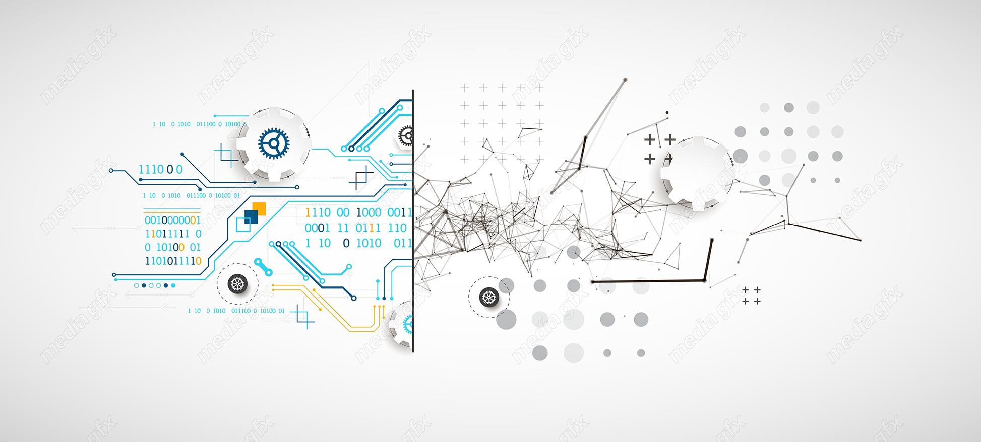 وکتور پس زمینه تکنولوژی،الکترونیک، علمی و کامپیوتر MV002317