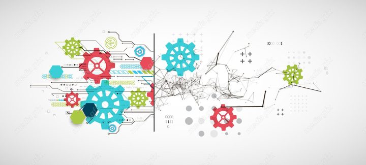 وکتور پس زمینه تکنولوژی،الکترونیک، علمی و کامپیوتر MV002323