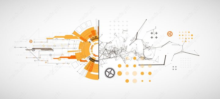 وکتور پس زمینه تکنولوژی،الکترونیک، علمی و کامپیوتر MV002328