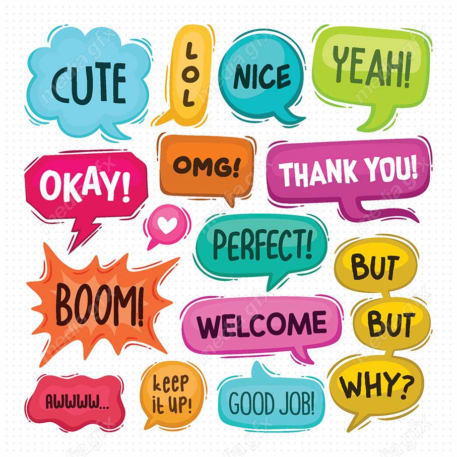 وکتور حباب و ابر گفتگو، دیالوگ باکس و نقل قول MV002374