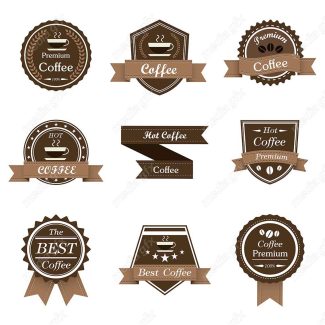 طرح لوگو وکتور قهوه کافی شاپ MV002464