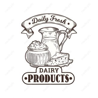 وکتور لوگو لبنیات MV002477