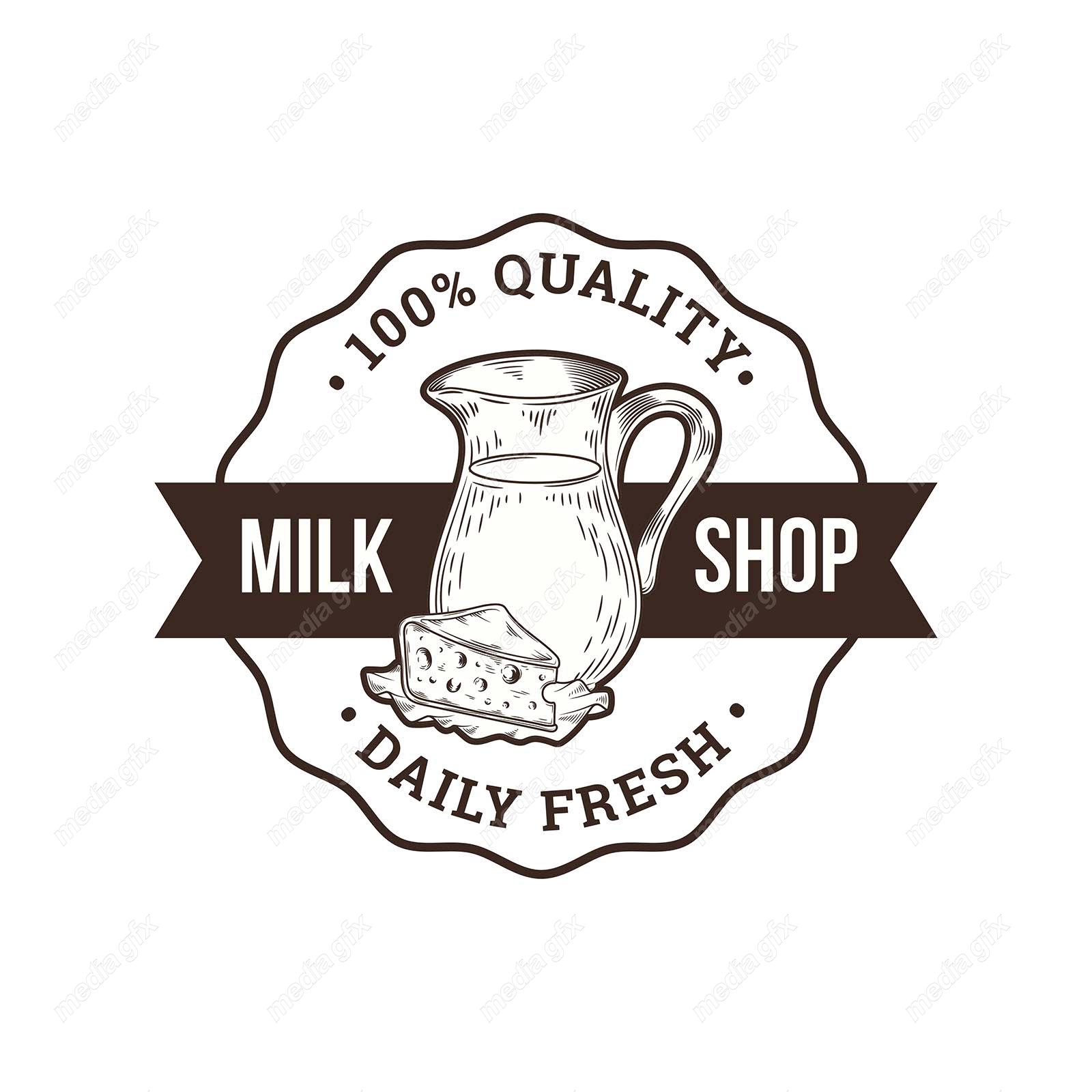 وکتور لوگو لبنیات MV002482