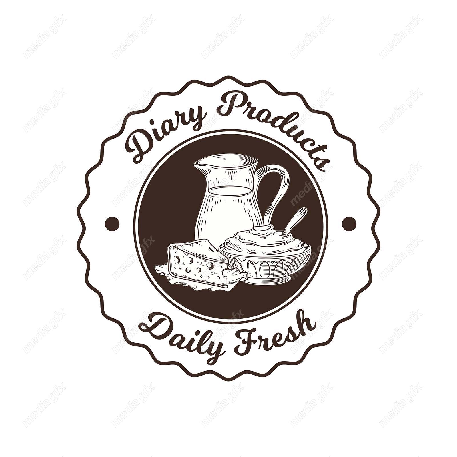 وکتور لوگو لبنیات MV002484