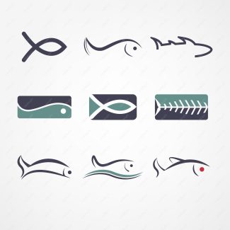 دانلود رایگان وکتور ماهی MV001960