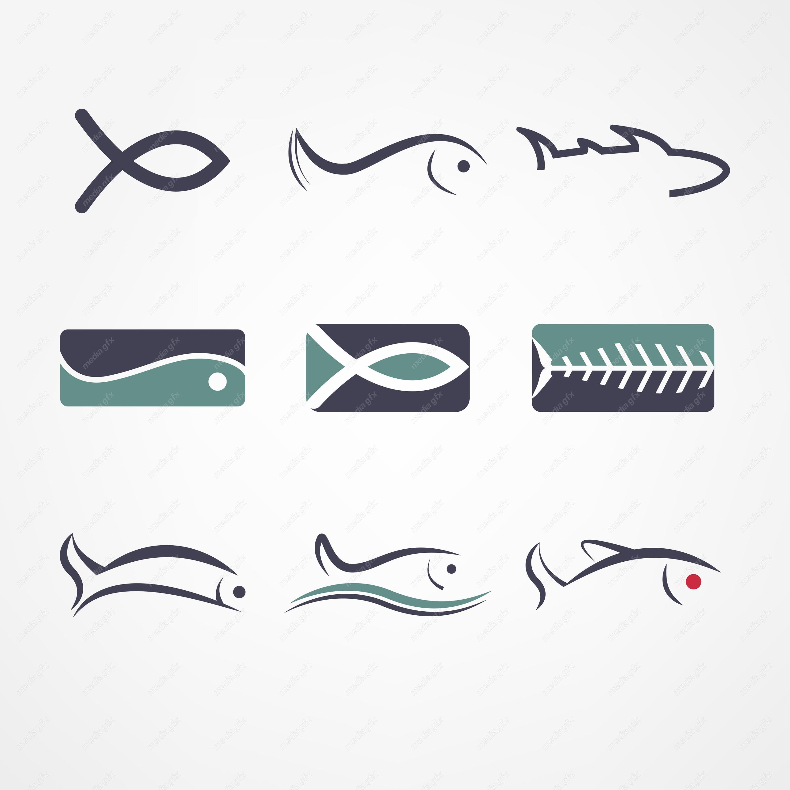 دانلود رایگان وکتور ماهی MV001960