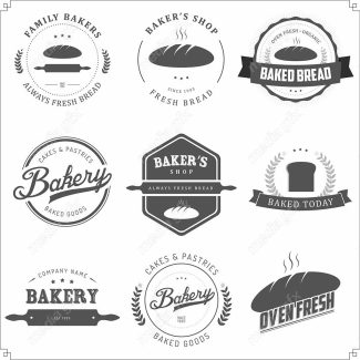 وکتور لوگو نانوایی و قنادی MV001972