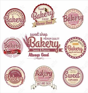 وکتور لوگو نانوایی و قنادی MV001976