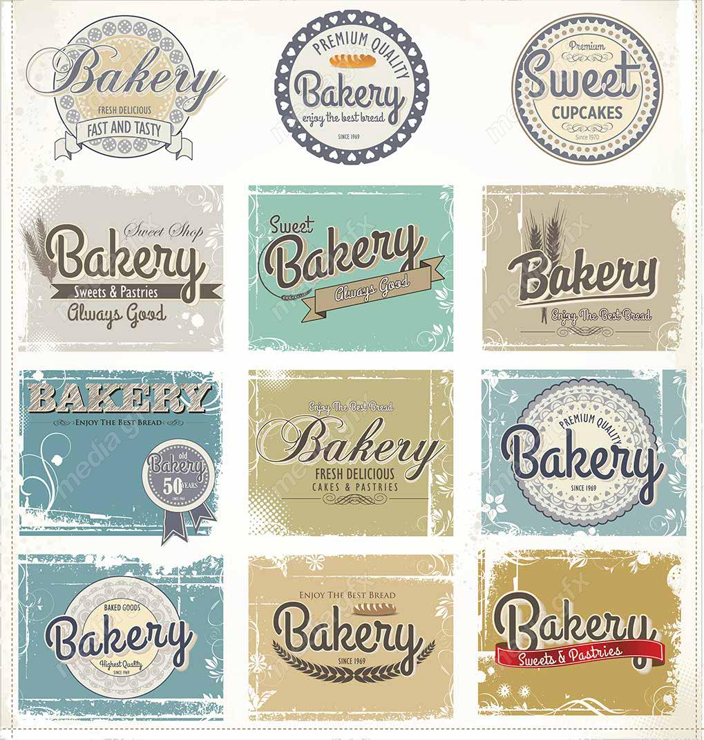 وکتور لوگو نانوایی و قنادی MV001980