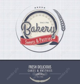 وکتور لوگو نانوایی و قنادی MV001981