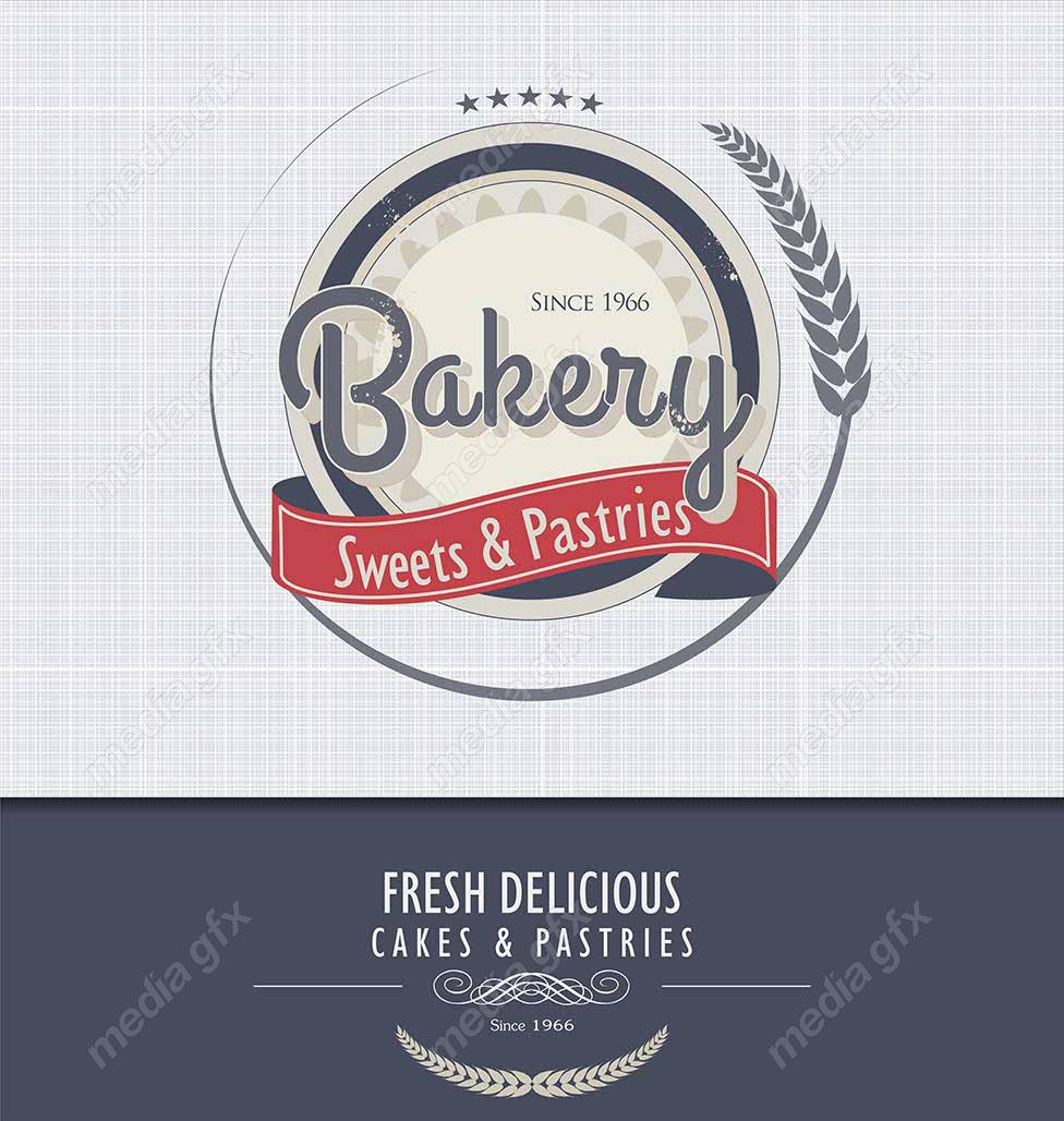 وکتور لوگو نانوایی و قنادی MV001981