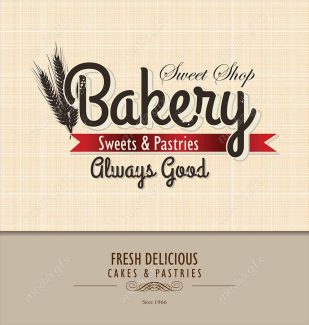 وکتور لوگو نانوایی و قنادی MV001982