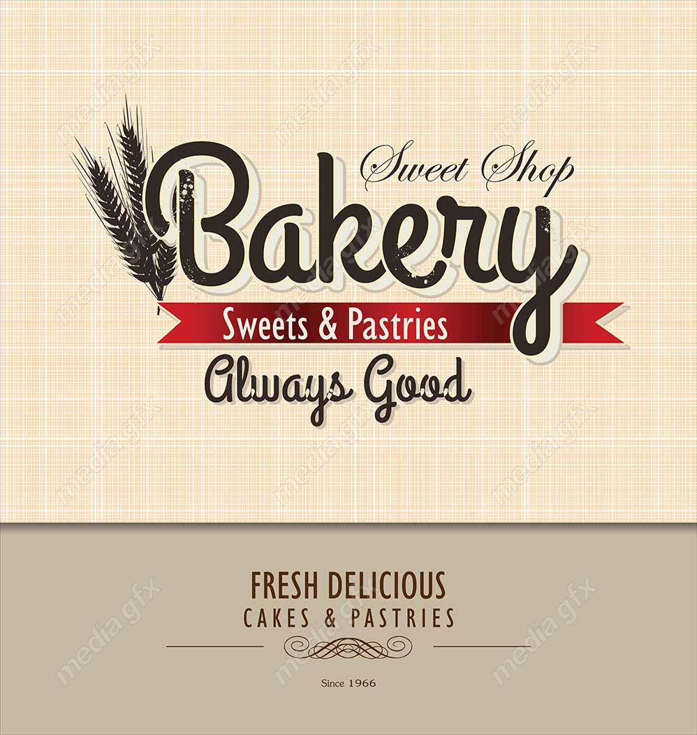 وکتور لوگو نانوایی و قنادی MV001982