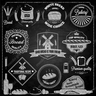 وکتور لوگو نانوایی و قنادی MV001987