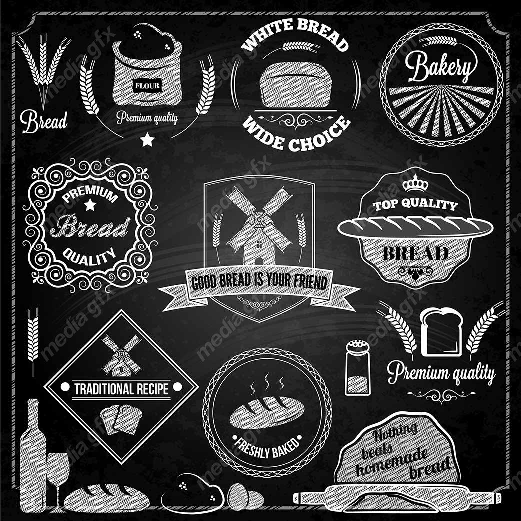 وکتور لوگو نانوایی و قنادی MV001987