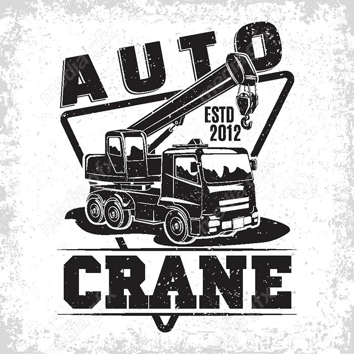 وکتور طرح لوگوی جرثقیل در سبک های مختلف MV002628