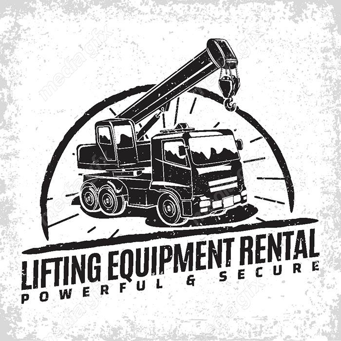 وکتور طرح لوگوی جرثقیل در سبک های مختلف MV002629