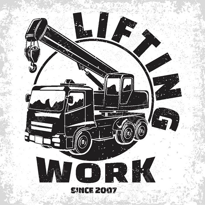 وکتور طرح لوگوی جرثقیل در سبک های مختلف MV002631