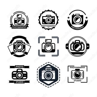 وکتور طرح لوگوی عکاس، دوربین عکاسی و فیلمبرداری و استودیو MV002649