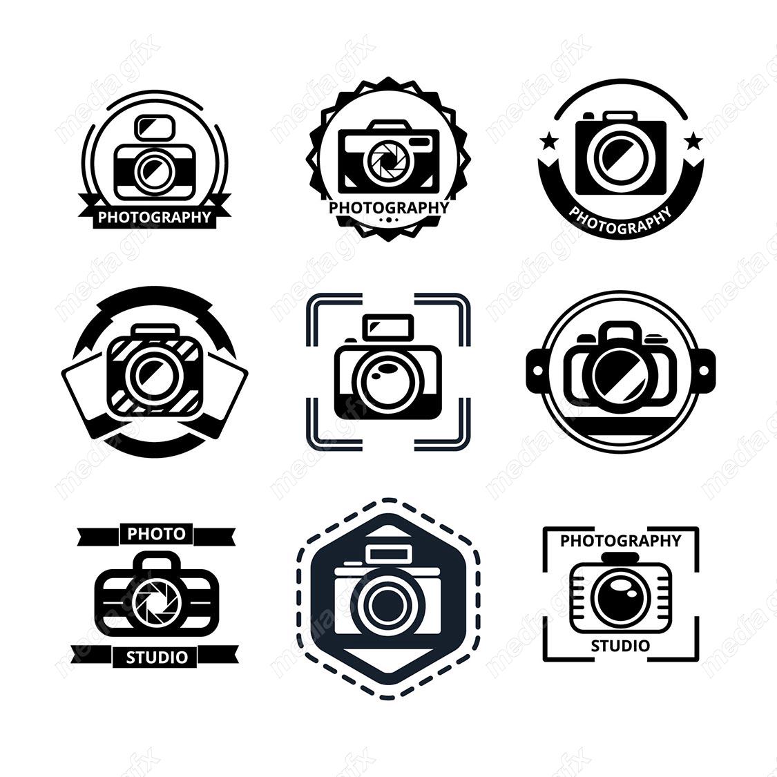 وکتور طرح لوگوی عکاس، دوربین عکاسی و فیلمبرداری و استودیو MV002649