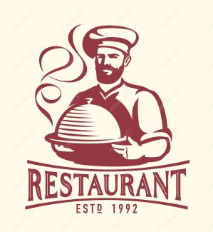 وکتور لوگو سرآشپز و نانوایی به سبک قدیم MV002668