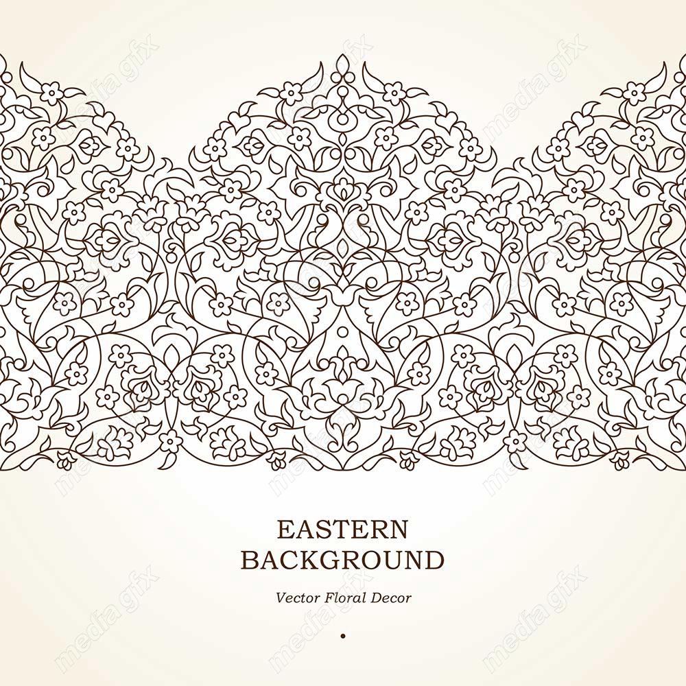 وکتور تذهیب اسلیمی MV002720