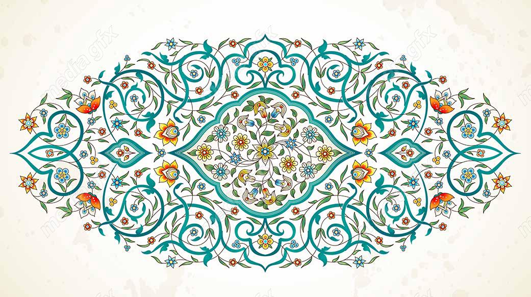 وکتور تذهیب اسلیمی MV002722