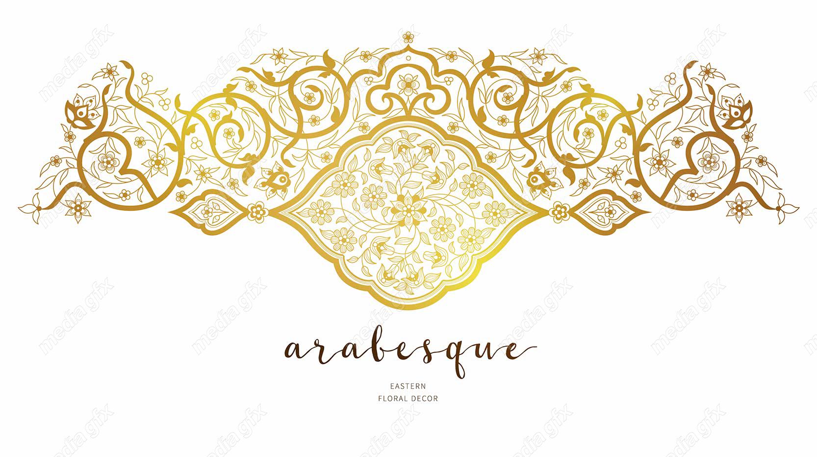 وکتور تذهیب اسلیمی MV002726