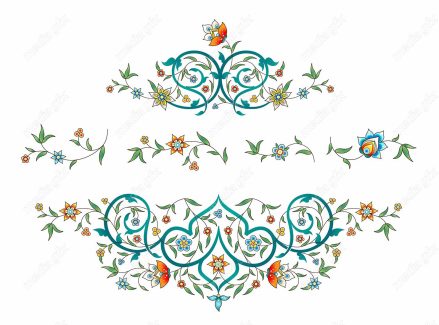 وکتور تذهیب اسلیمی MV002729