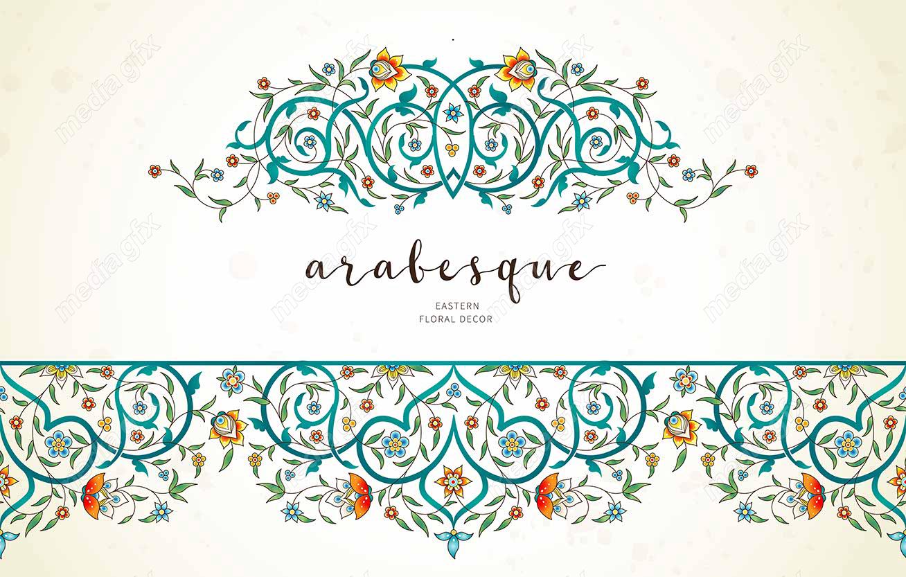 وکتور تذهیب اسلیمی MV002732