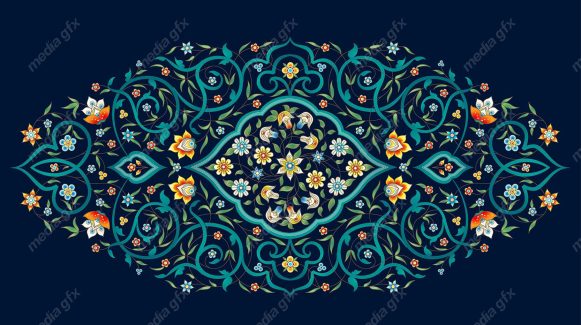 وکتور تذهیب اسلیمی MV002733