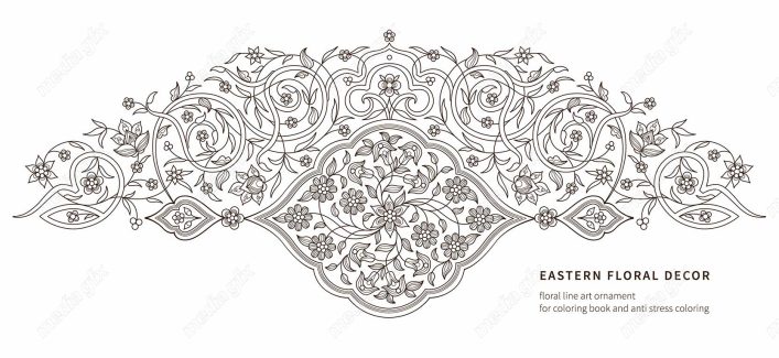 وکتور تذهیب اسلیمی MV002735