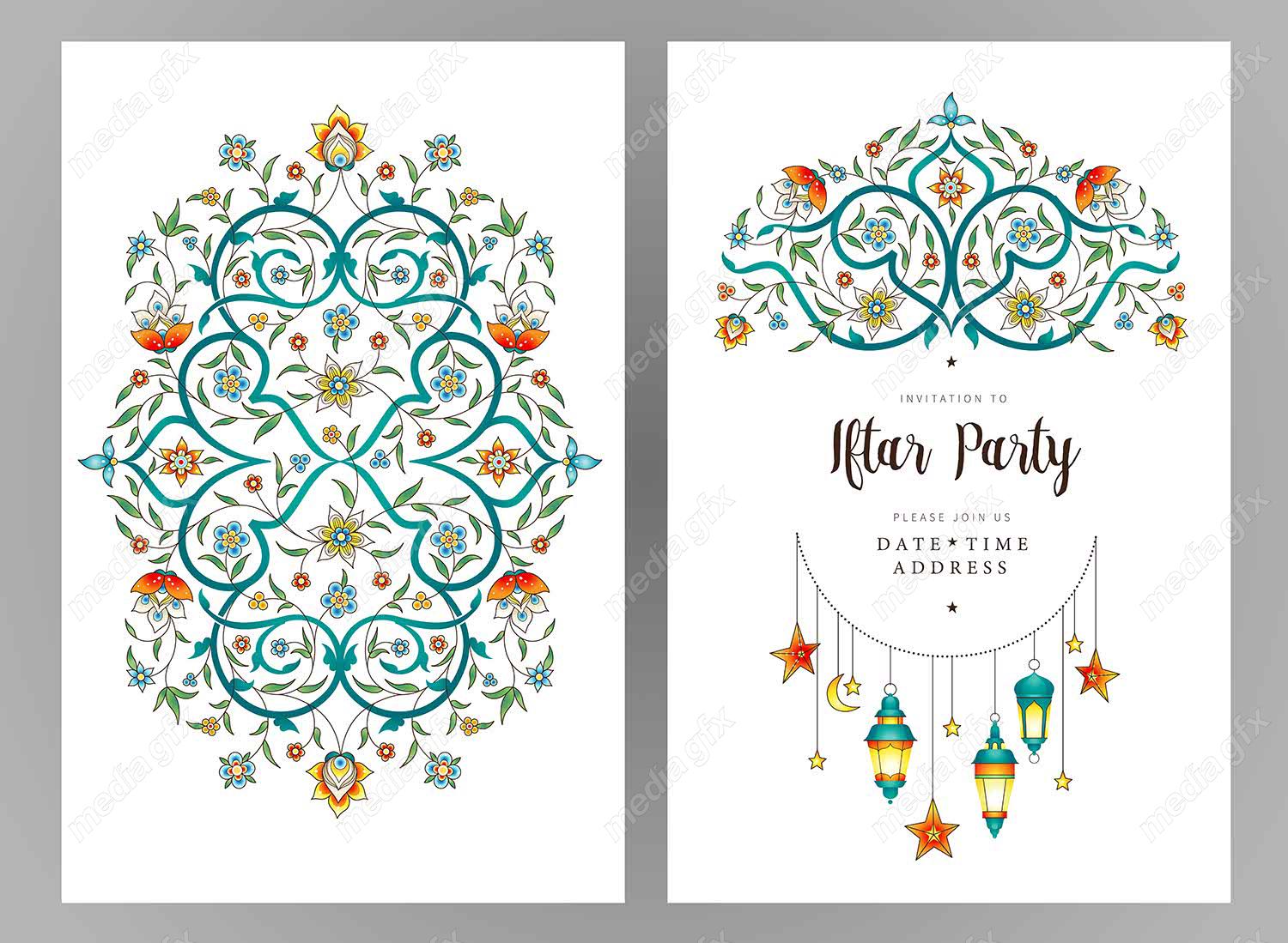 وکتور تذهیب اسلیمی MV002746