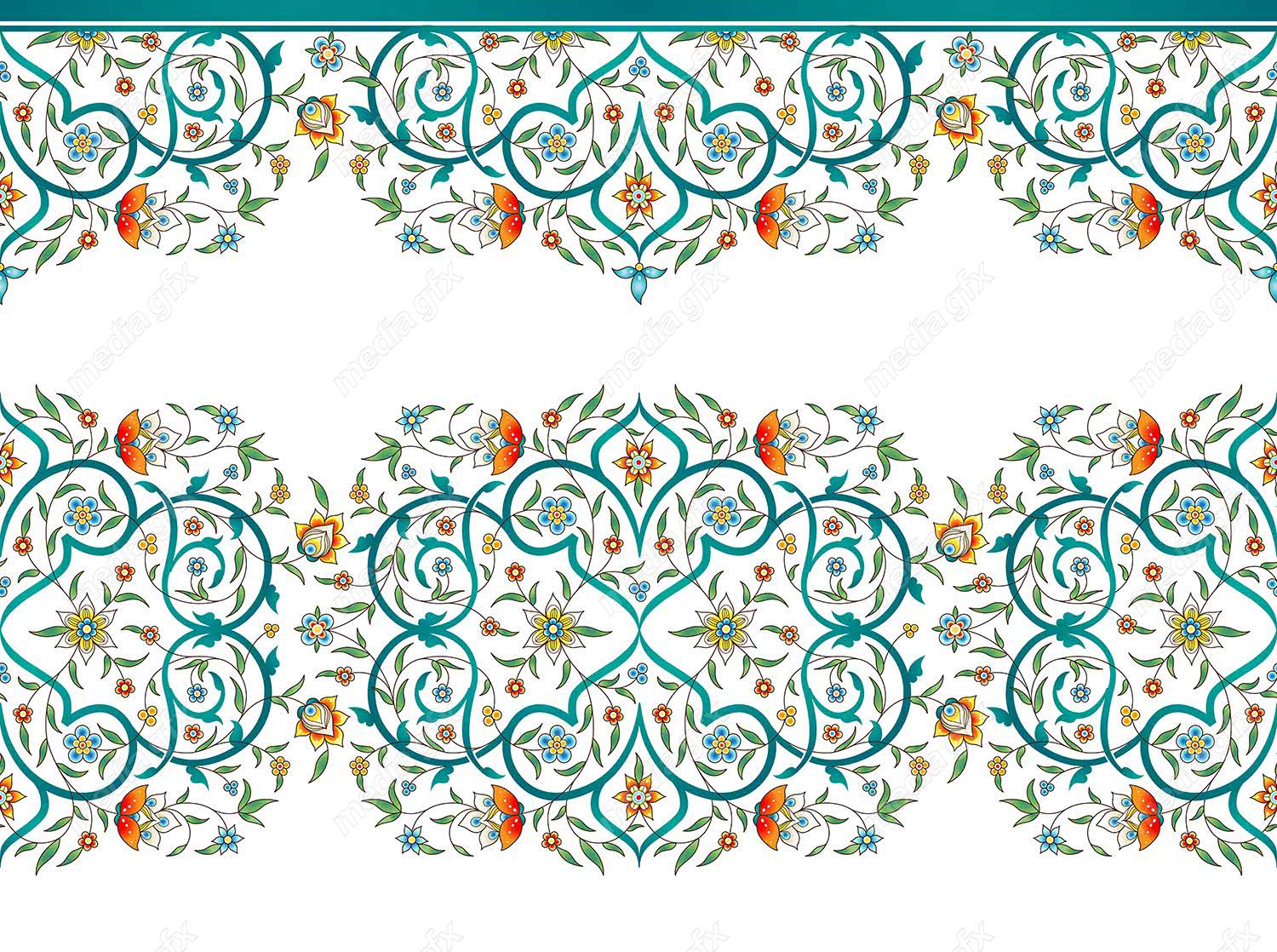 وکتور تذهیب اسلیمی MV002749