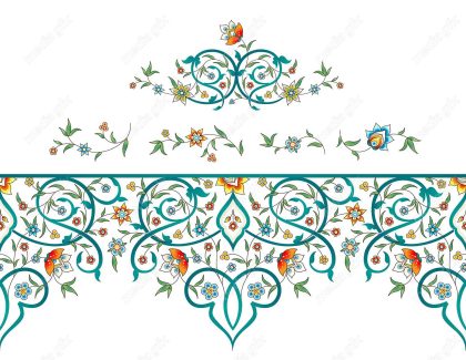 وکتور تذهیب اسلیمی MV002750